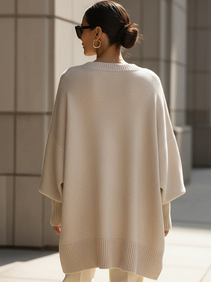 Jennifer | Oversized Crew Neck Sweater