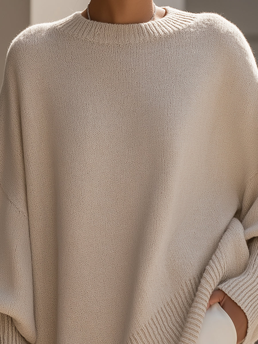 Jennifer | Oversized Crew Neck Sweater