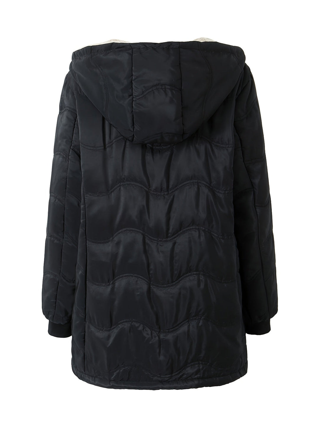 Wilma | Quilted Hooded Sherpa Jacket