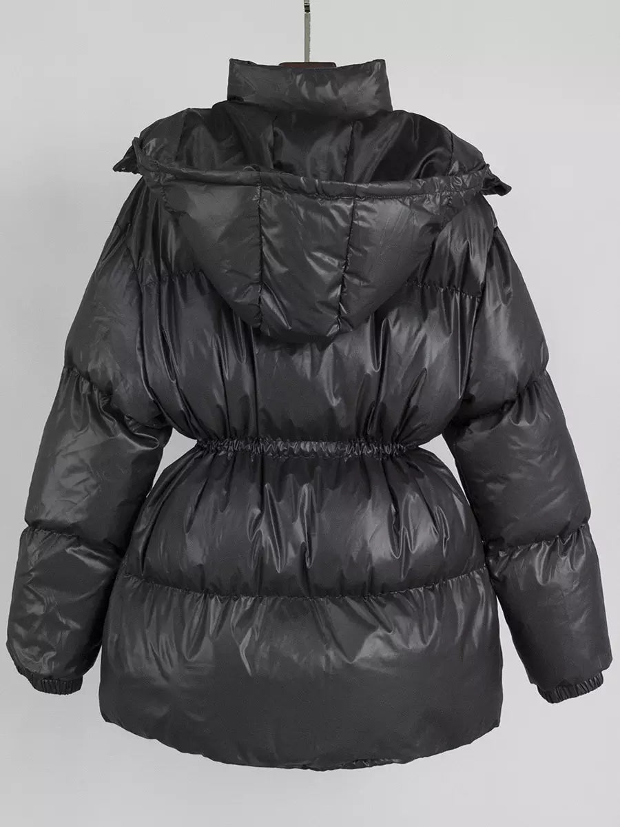 Puffer jacket styled
