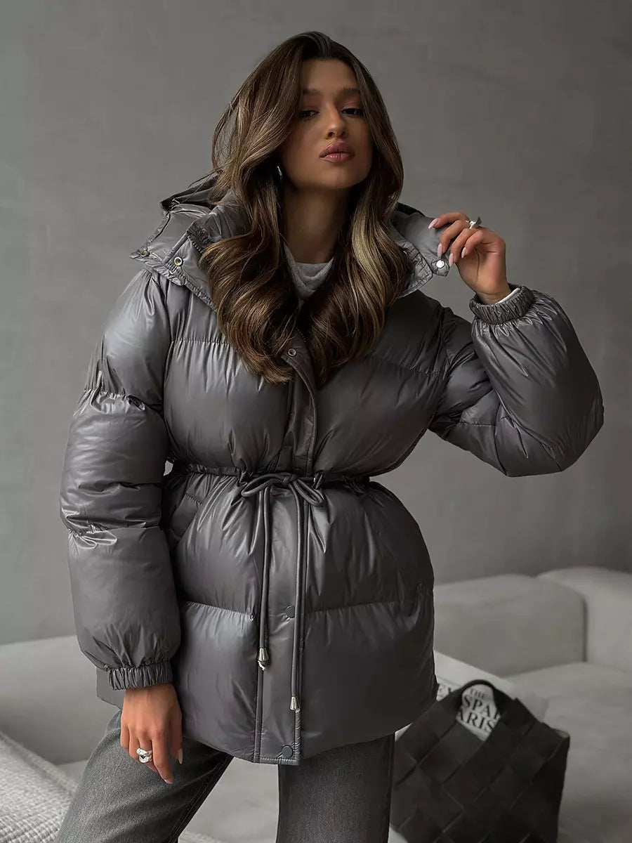 Puffer jacket side