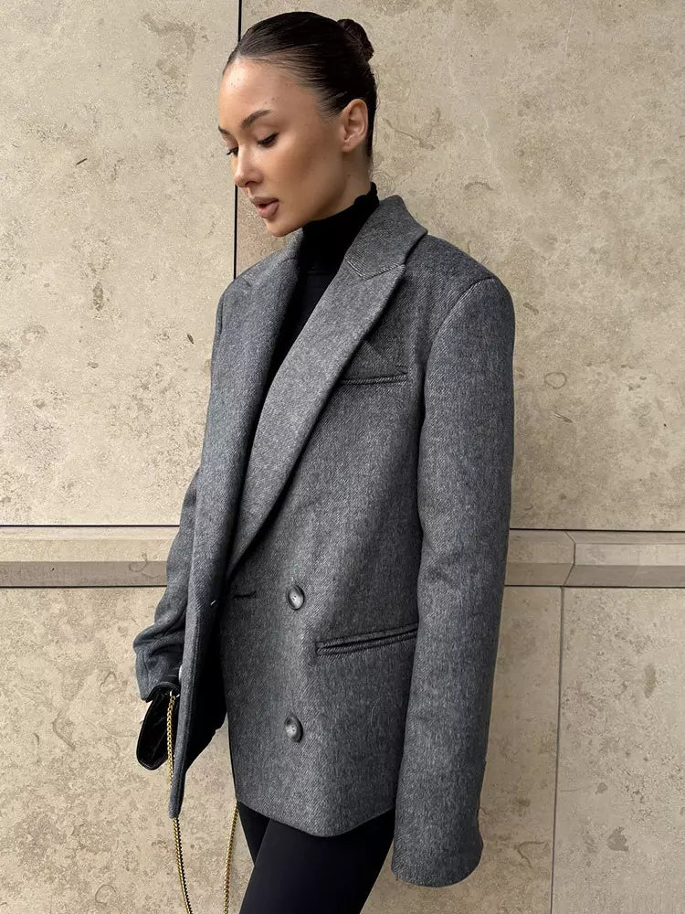 Belted coat side