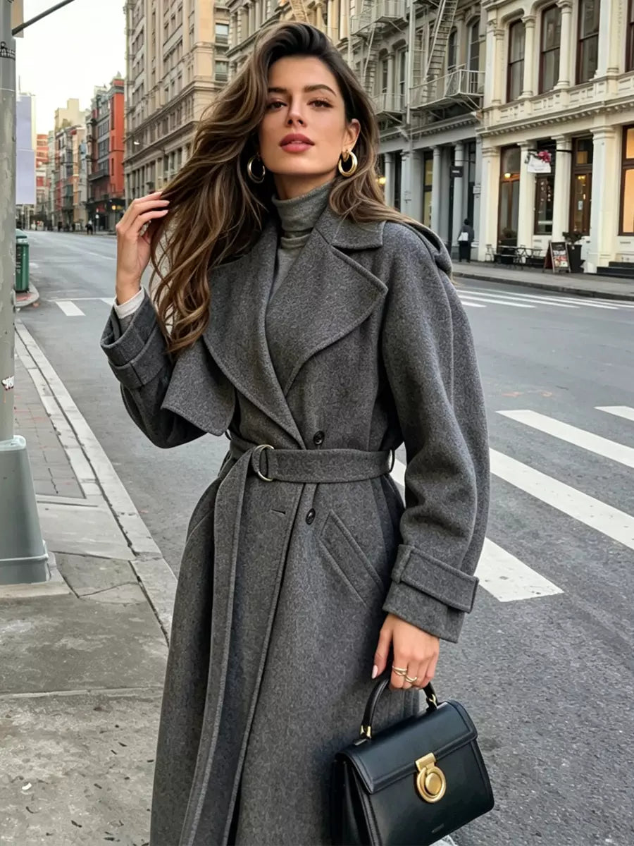 Wool coat side
