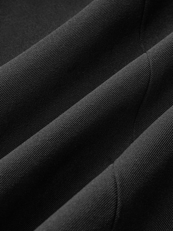 Camille | Long Blazer Wool Coat with Notch Lapel