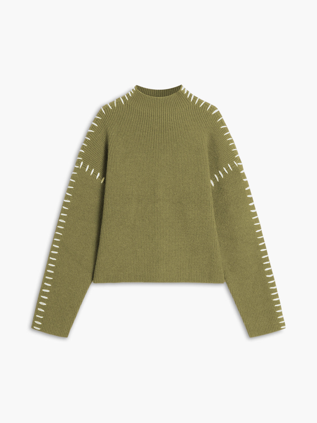 Rey | Oversized Sweater with Mock Neck