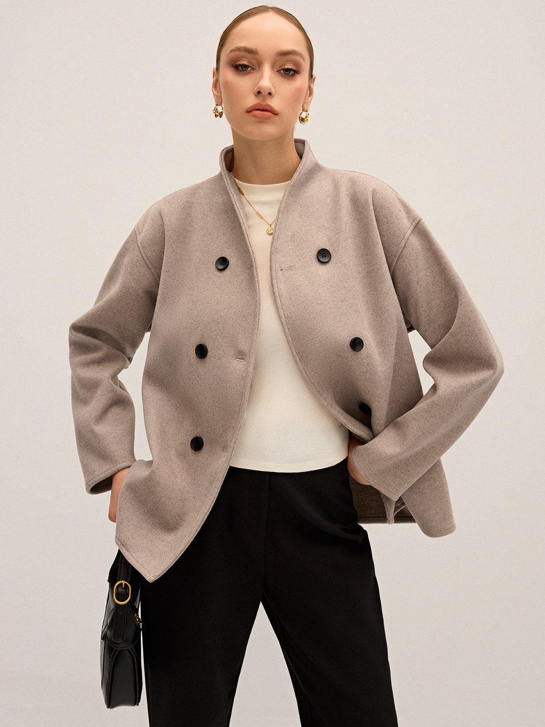 Nell | Oversized Button Down Shirt Jacket