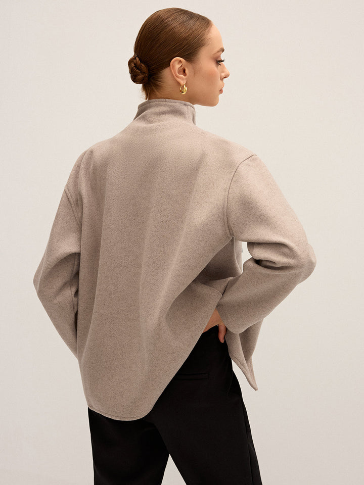 Nell | Oversized Button Down Shirt Jacket