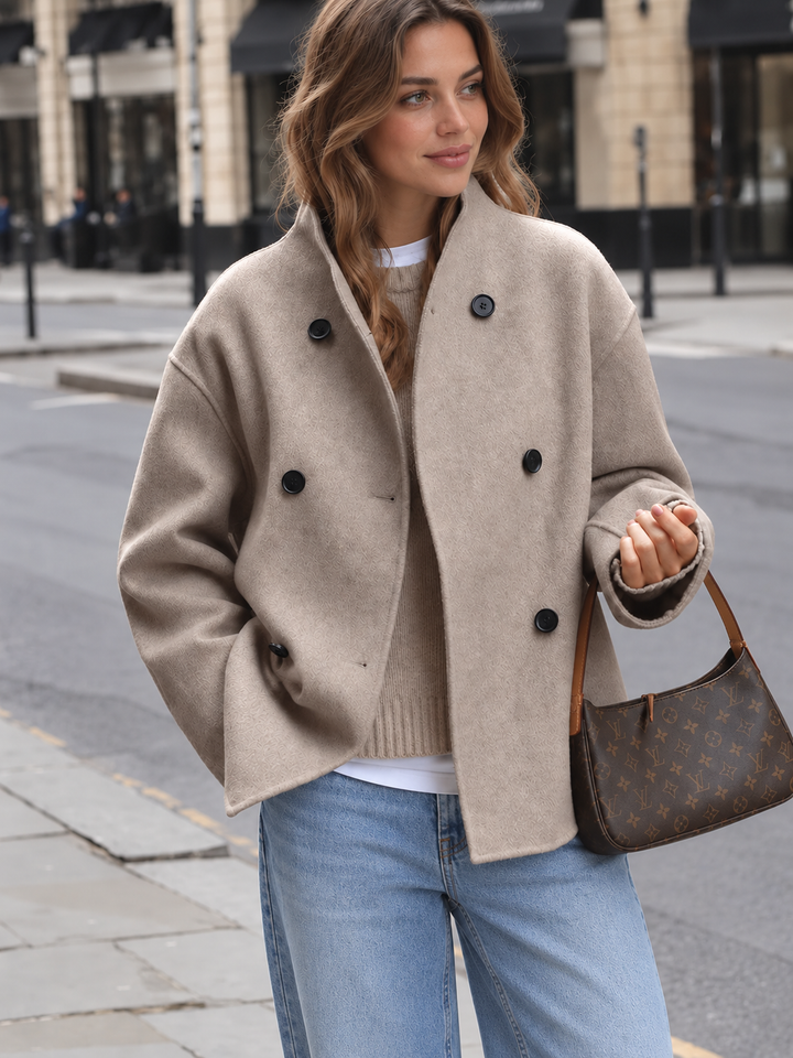 Nell | Oversized Button Down Shirt Jacket