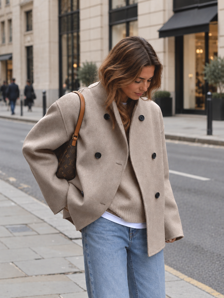 Nell | Oversized Button Down Shirt Jacket