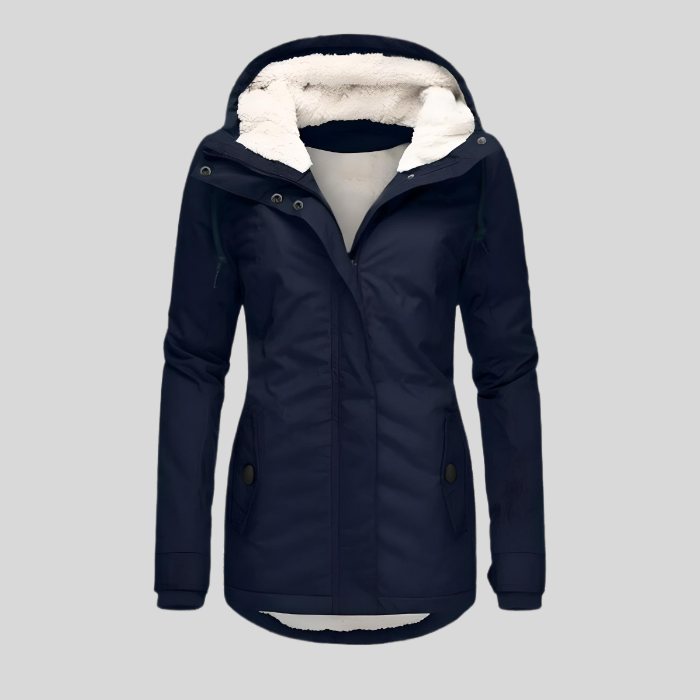 Maggie | Hooded Winter Parka with Faux Fur Lining