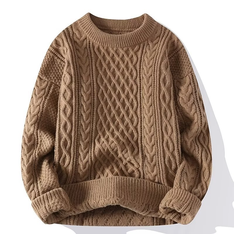 Fern | Cable Knit Sweater with Ribbed Cuffs
