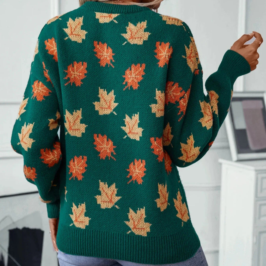 Harvest | Maple Leaf Crew Neck Sweater