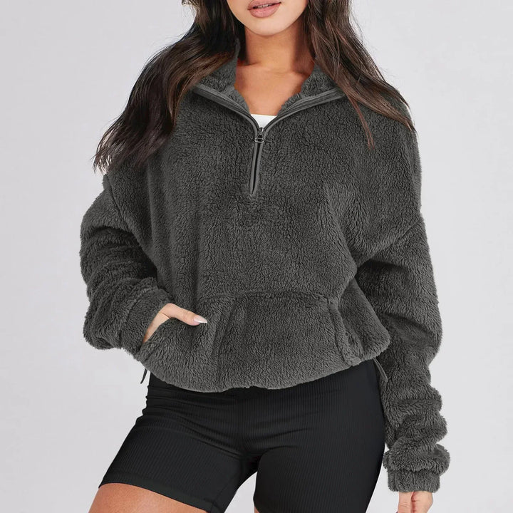 Alpine | Sherpa Quarter Zip Sweater with Stand Collar