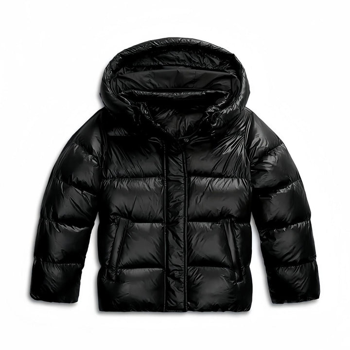 Saskia | Glossy Hooded Puffer Jacket