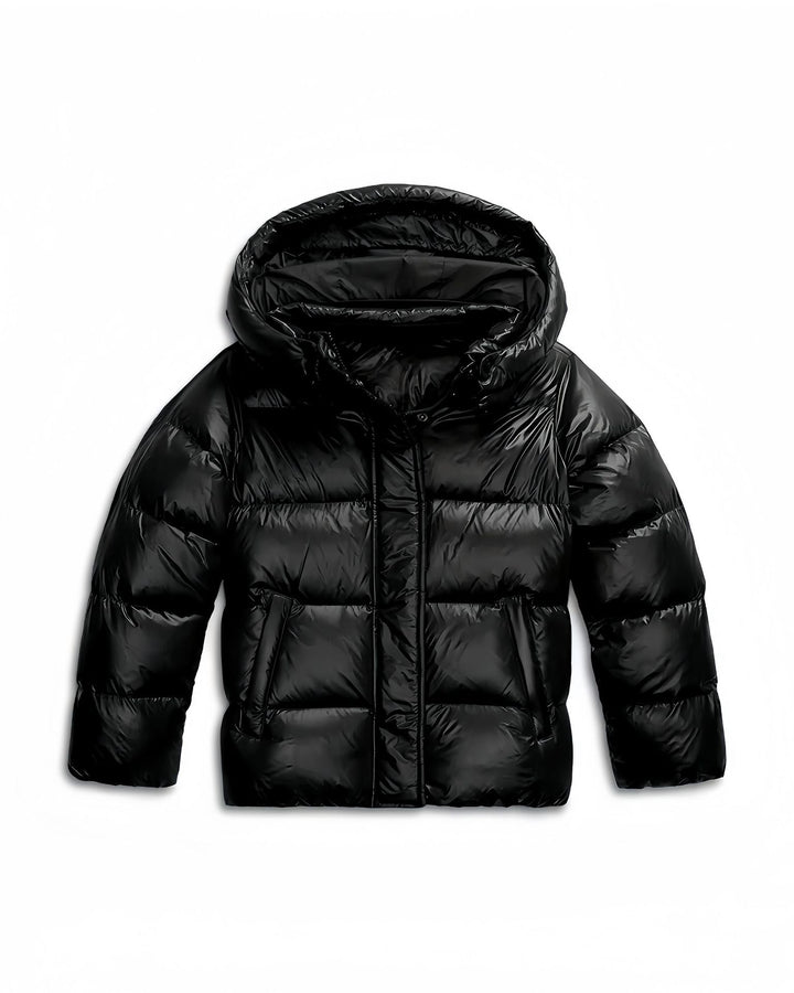 Saskia | Glossy Hooded Puffer Jacket