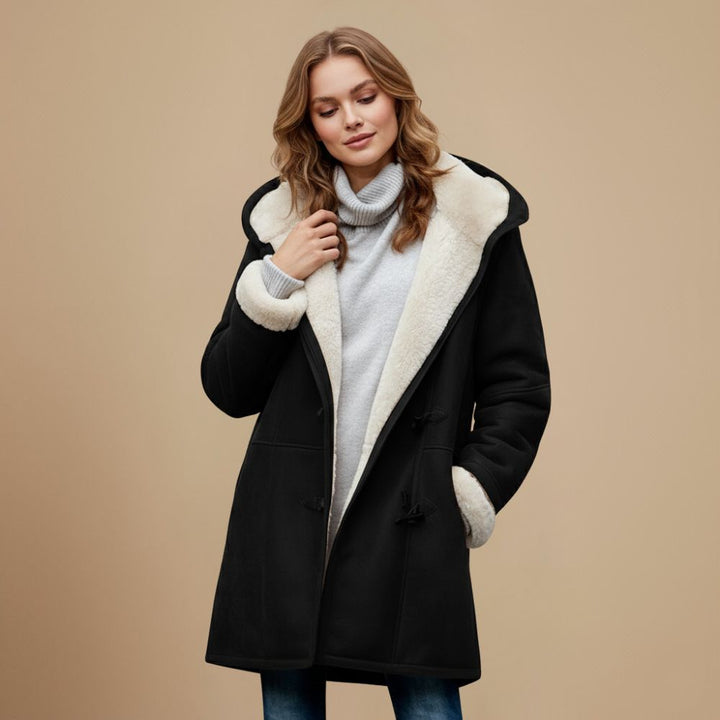 Bryn | Hooded Duffle Coat with Toggles