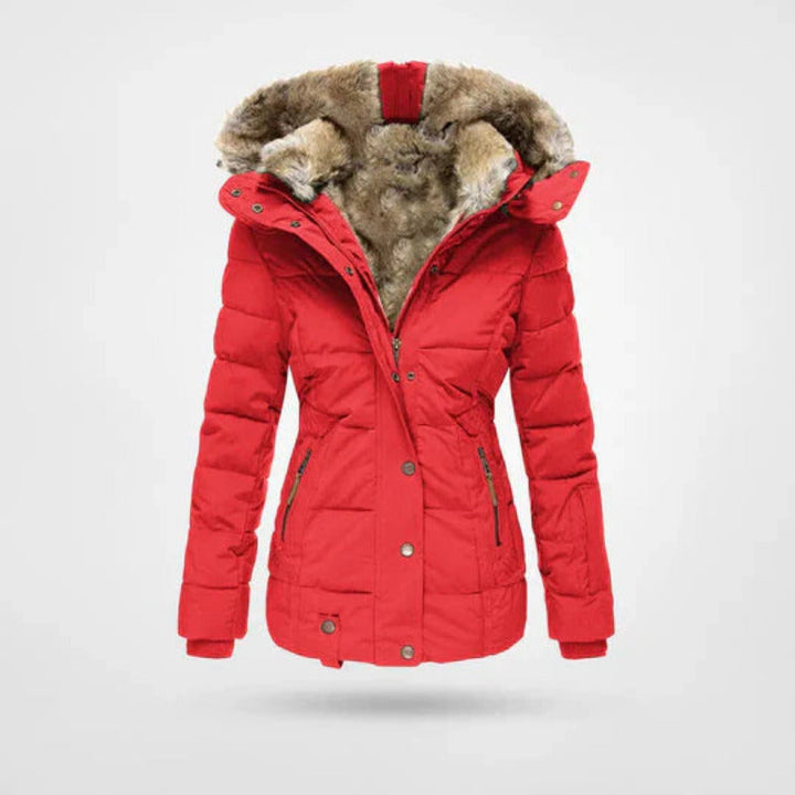 Nova | Quilted Parka with Faux Fur Hood