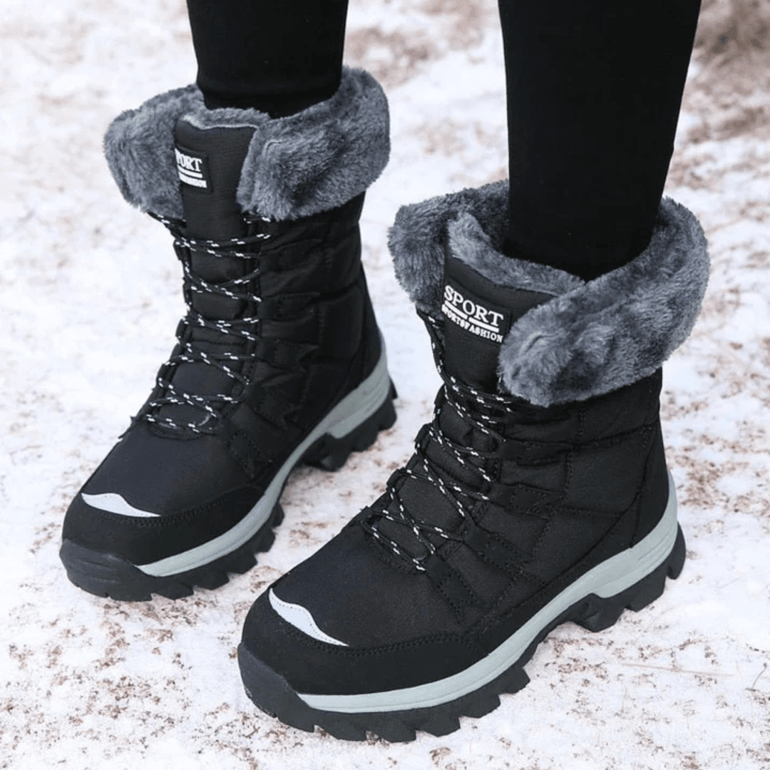 Aurora | Waterproof Lace Up Snow Boots