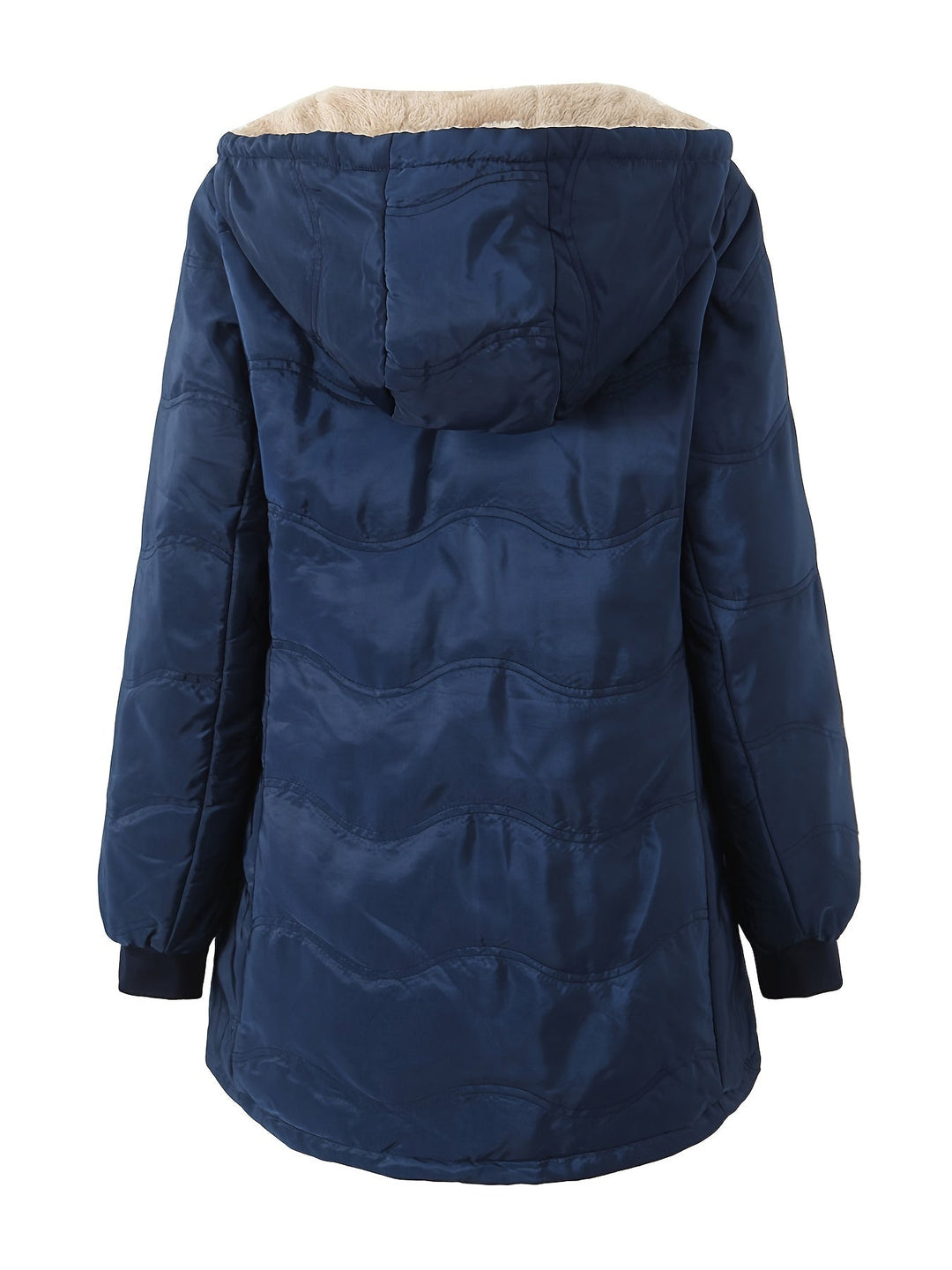 Wilma | Quilted Hooded Sherpa Jacket