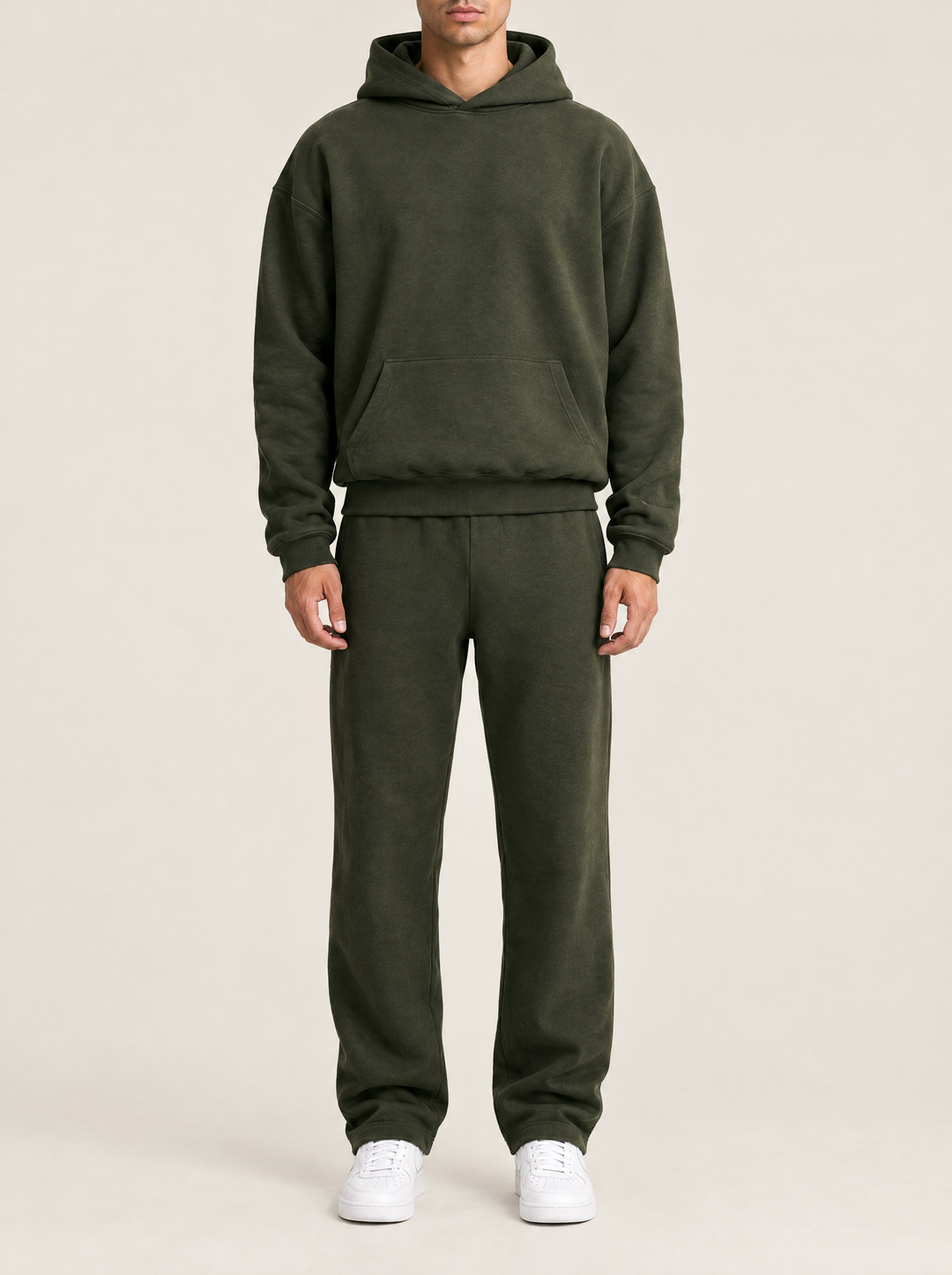 Jake men's casual tracksuit set, green