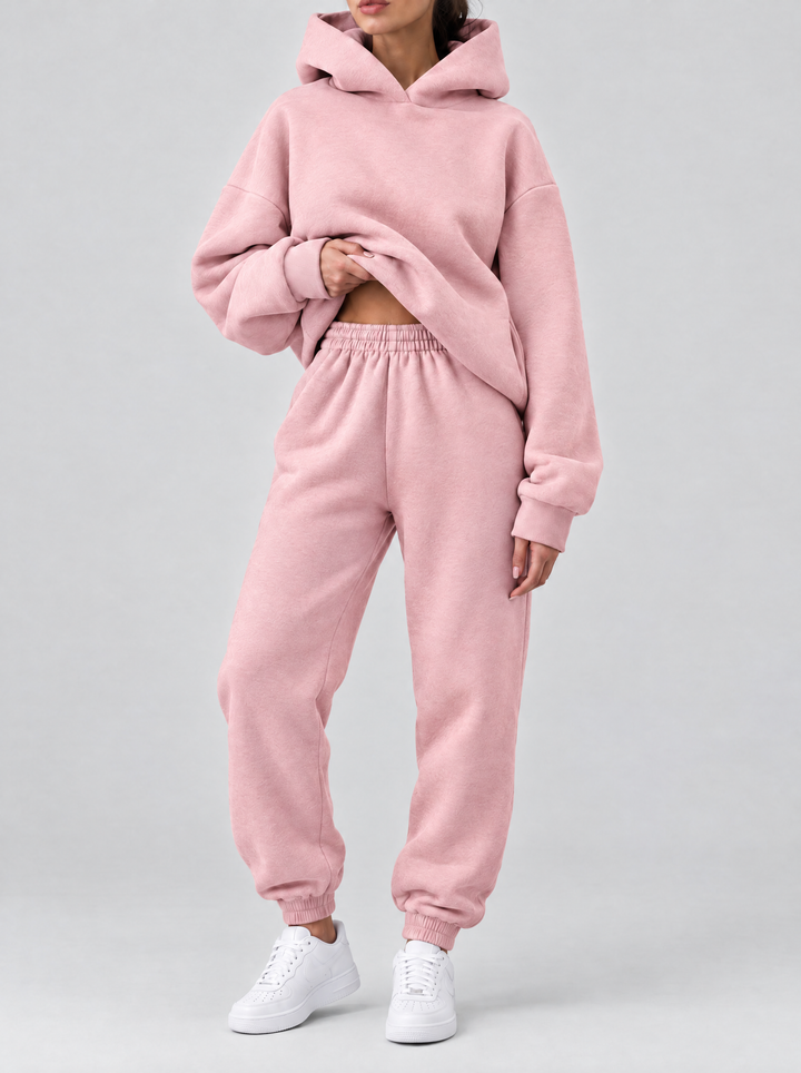Remi hoodie and joggers lounge set, pink
