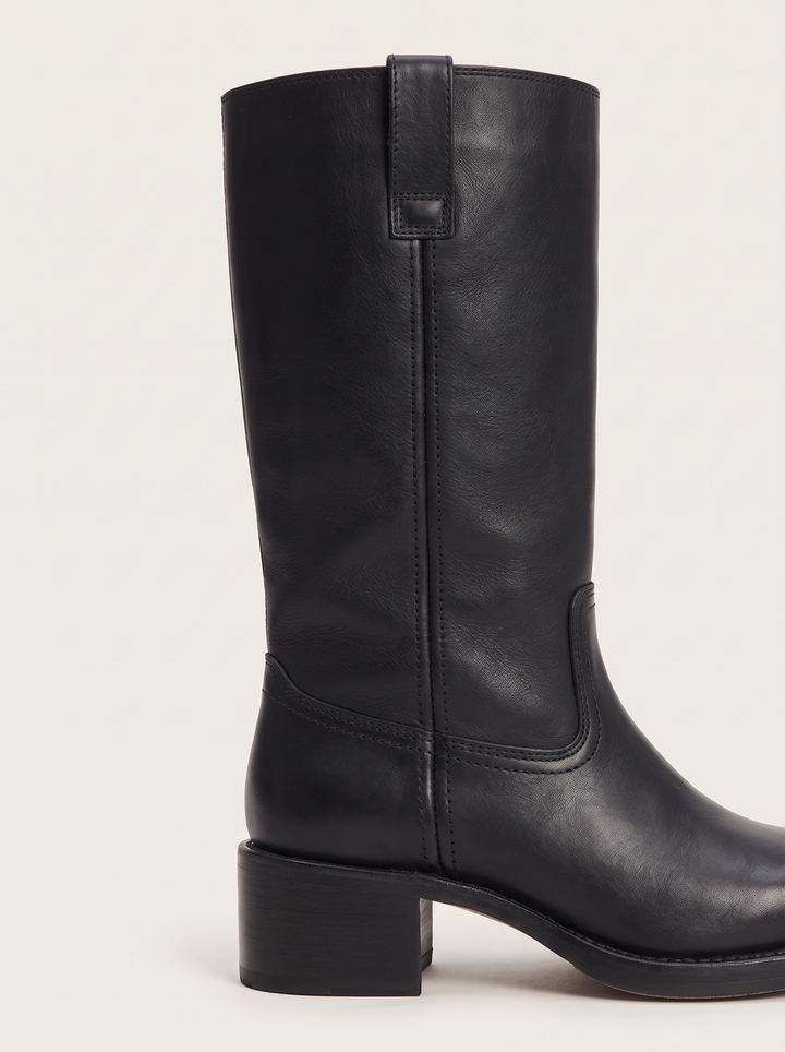 Megan knee high boots detail, black