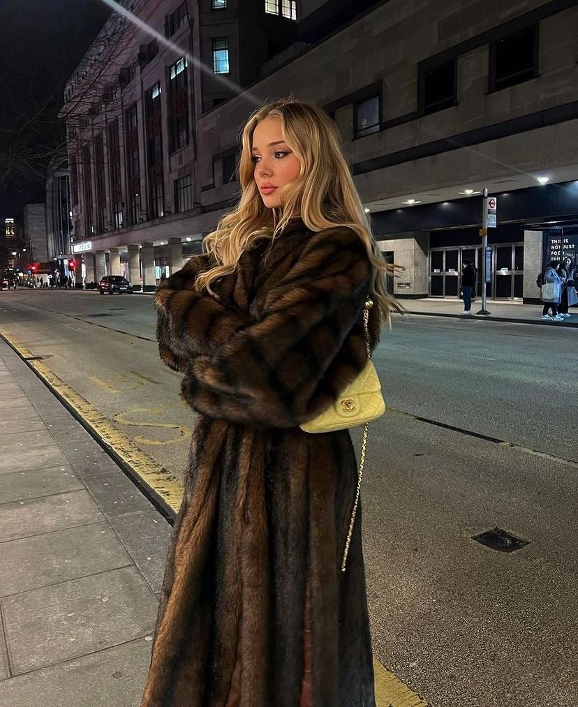 Louise | Long Faux Fur Coat in Soft Pile